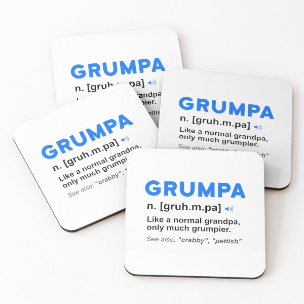 Item preview, Grumpa Like A Regular Grandpa Only Grumpier Definition designed and sold by Picasmus Tees.