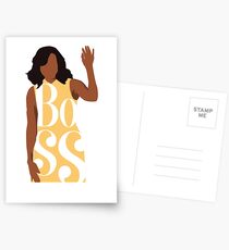Chef, Michelle Obama Postkarten