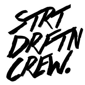 Artwork thumbnail, STRTDRFTNCREW. Sticker by ZenkiMafaka