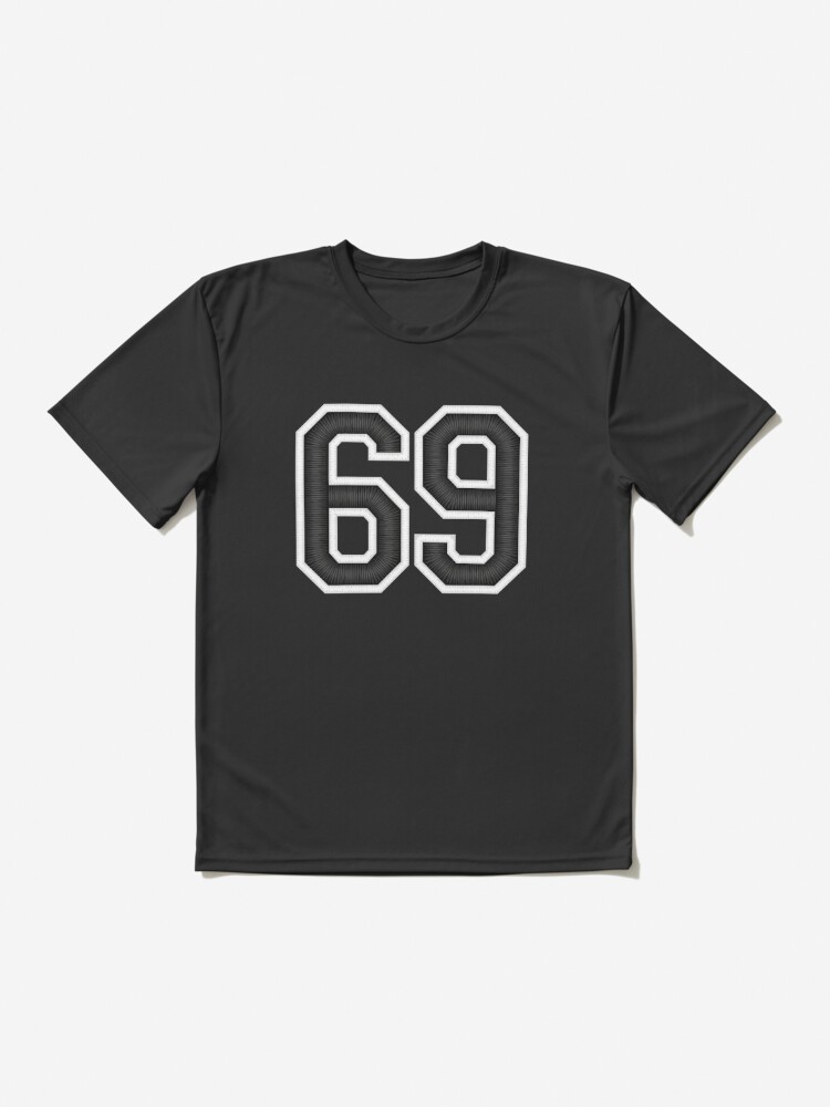 Sports Number 69 Jersey Sixty NineOrange Essential T-Shirt for