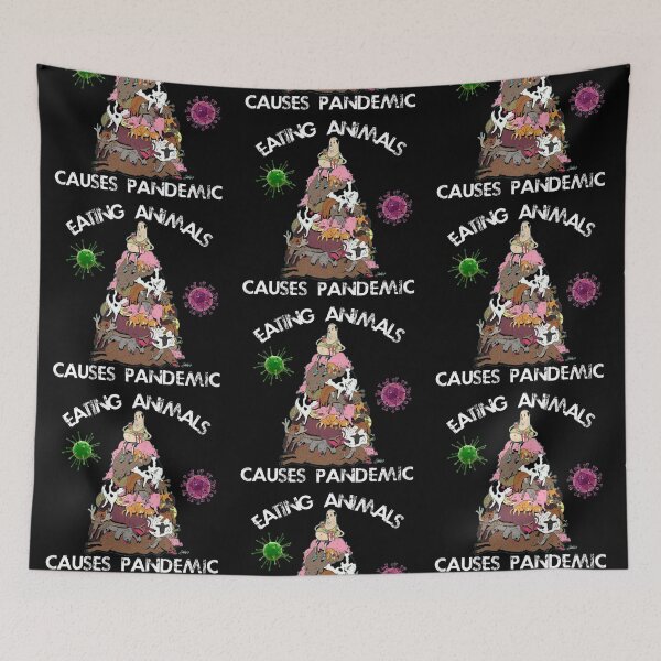 Item preview, Eating animals causes pandemic - go vegan designed and sold by Drawourdestiny ..