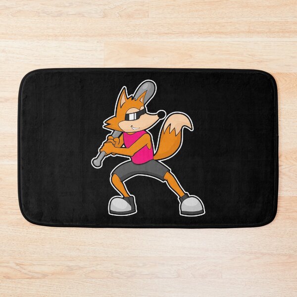 Item preview, Fox at Baseball with Baseball bat designed and sold by Snabdesign84.