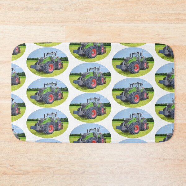 Item preview, Green Tractor in Field (oval) designed and sold by SandraWarmerdam.