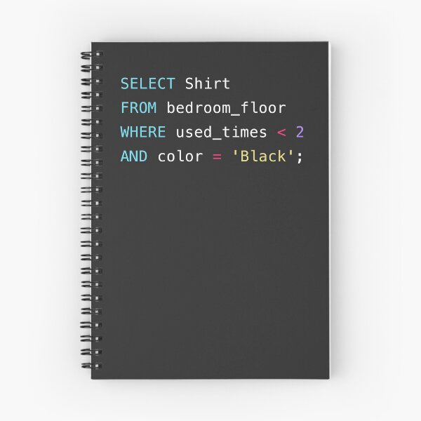 Item preview, Funny SQL Query Select Shirt designed and sold by color-coder.
