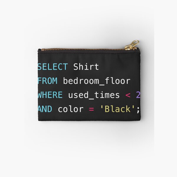Item preview, Funny SQL Query Select Shirt designed and sold by color-coder.