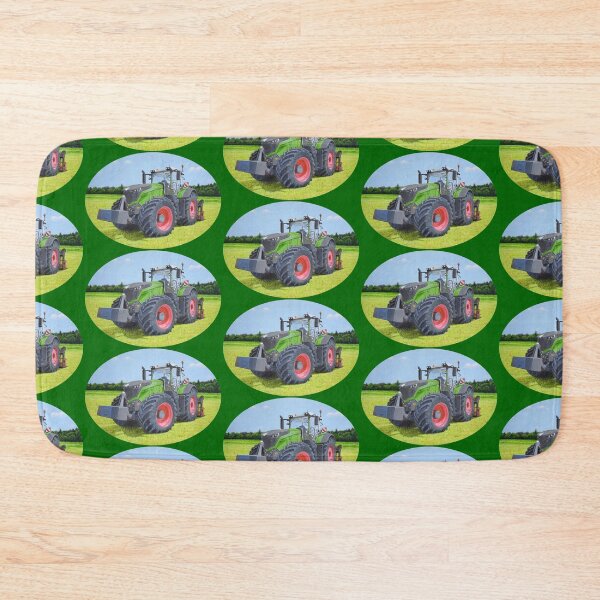 Item preview, Green Tractor in Field (green background) designed and sold by SandraWarmerdam.