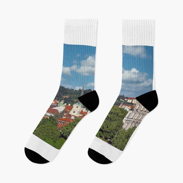Item preview, old town Prague colorful buildings Czech republic designed and sold by goceris.