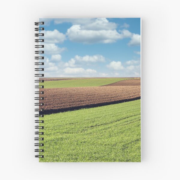 Item preview, Green wheat and plowed field landscape  designed and sold by goceris.