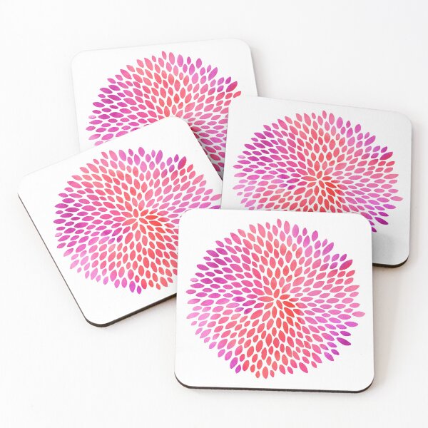 Item preview, Leaf Pattern Pink And Purple designed and sold by geminivibe.