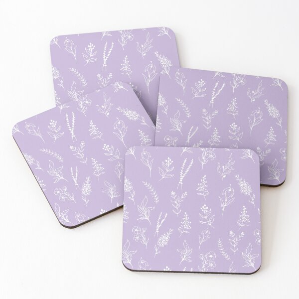 Item preview, Lavender Floral Pattern designed and sold by Itika Bhattacharjee.