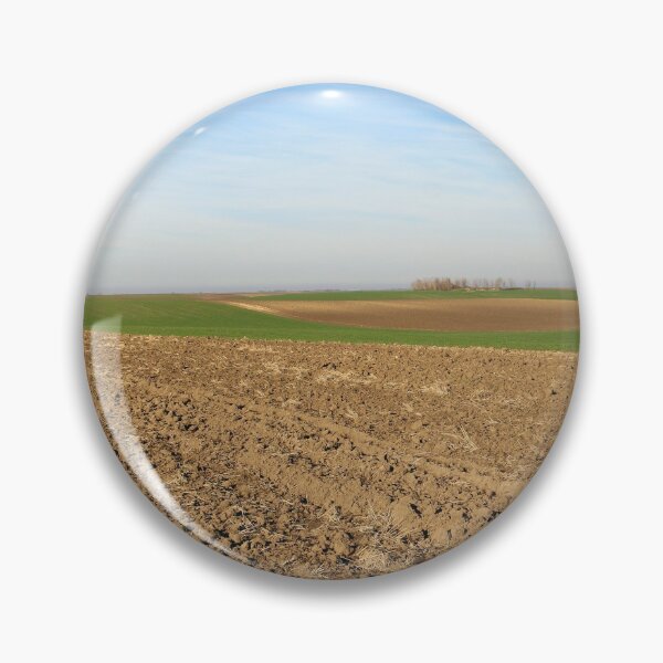Item preview, plowed field spring season landscape  designed and sold by goceris.