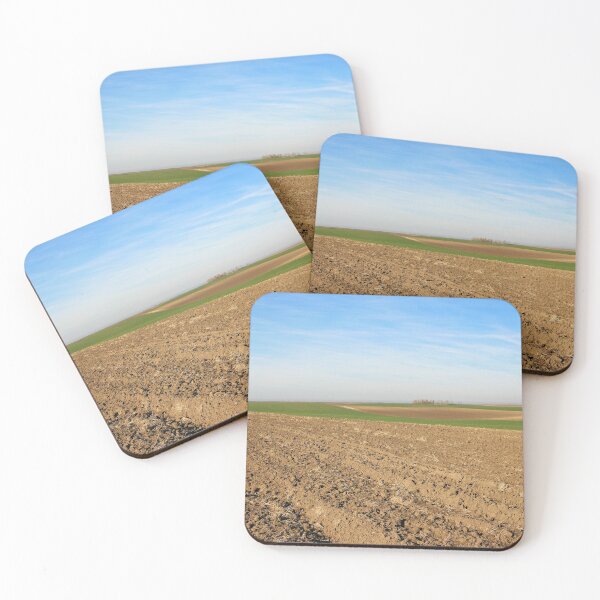 Item preview, plowed field spring season landscape  designed and sold by goceris.