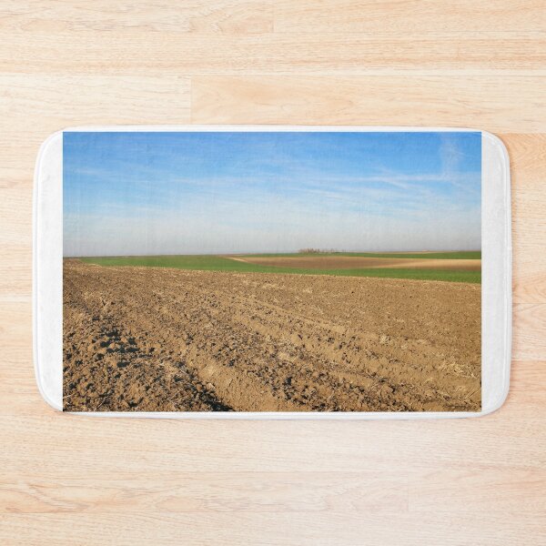 Item preview, plowed field spring season landscape  designed and sold by goceris.