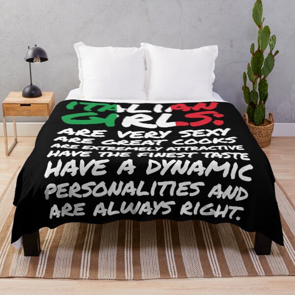 Item preview, Italian Girls are always Right - Funny Italiano humour designed and sold by elhefe.