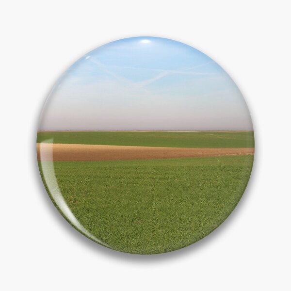 Item preview, Young green wheat field landscape  designed and sold by goceris.