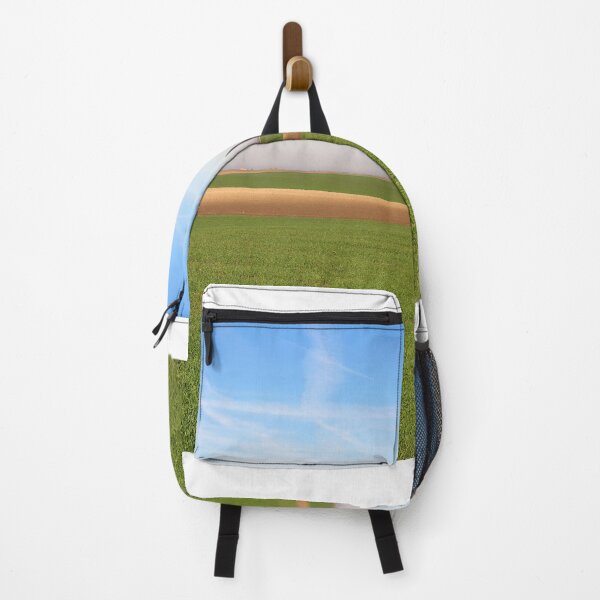 Item preview, Young green wheat field landscape designed and sold by goceris.