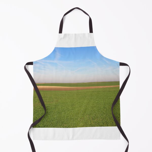 Item preview, Young green wheat field landscape designed and sold by goceris.