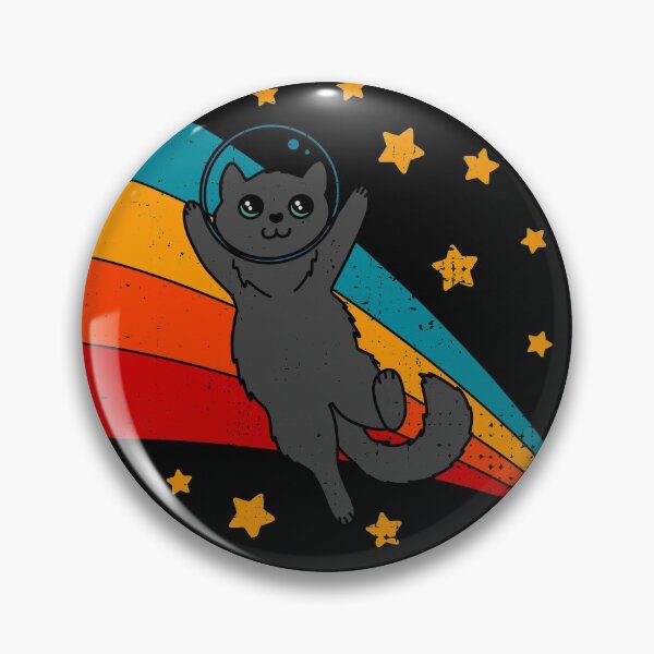 Item preview, Cute Vintage Nebelung Cat Retro Space Cat designed and sold by JokeGysen.