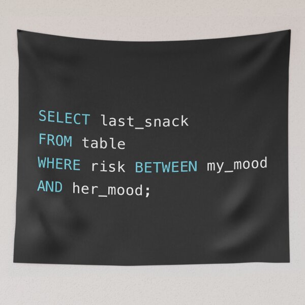 Item preview, Funny SQL Query Last Snack designed and sold by color-coder.
