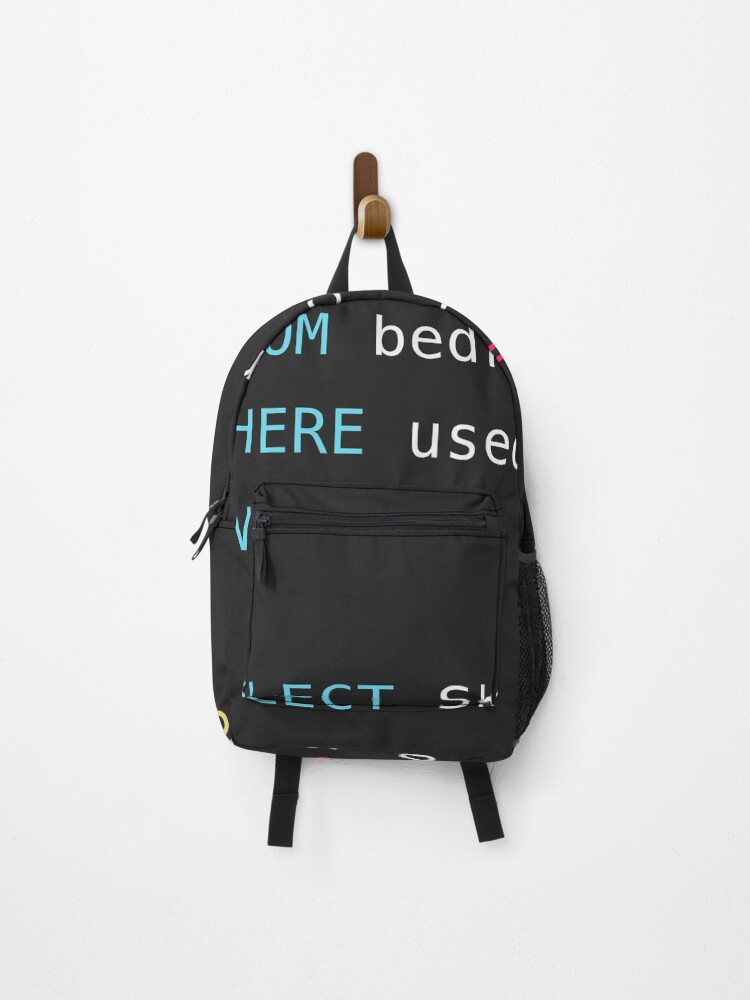 Thumbnail 1 of 3, Backpack, Funny SQL Query Select Shirt designed and sold by color-coder.