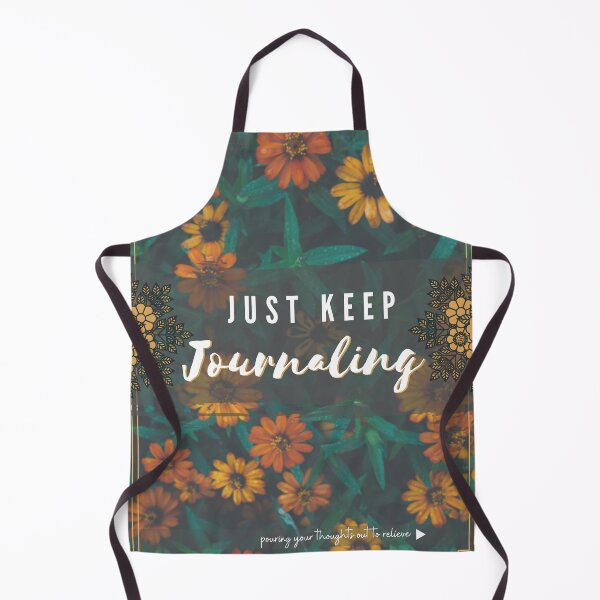 Item preview, Just keep journaling, Flower garden, Mental Health Matter, Mental Health Day, fashinable Graphic T-Shirts, Sticker, Magnets, Card, Poster, Tapestry, Print Clothing, Pillows, Totes, LaptopSkin, Scarve, designed and sold by SpiralStairShop.