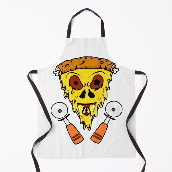 Item preview, Scary Cheesy Pizza Slice With Pizza Cutter designed and sold by vineeth.