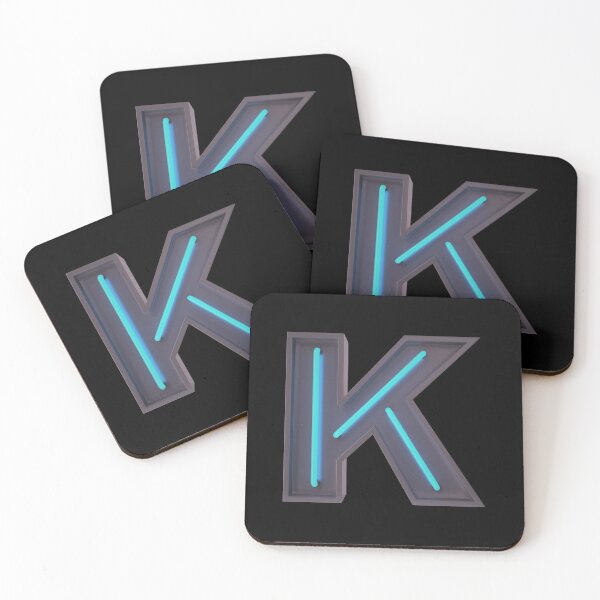 Item preview, Neon Letter Sign Initials K designed and sold by Ruby Jackson.
