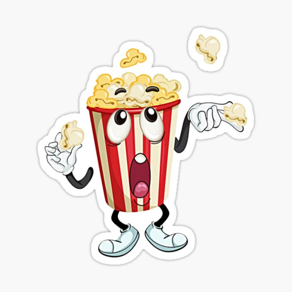 Cool Pop Corn - popcorn Sticker