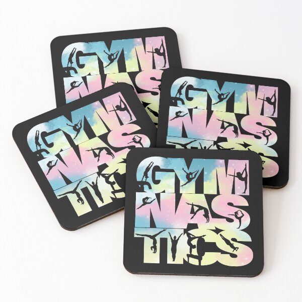 Item preview, Gymnastics - Gymnast Silhouettes And Text designed and sold by Chubuter.