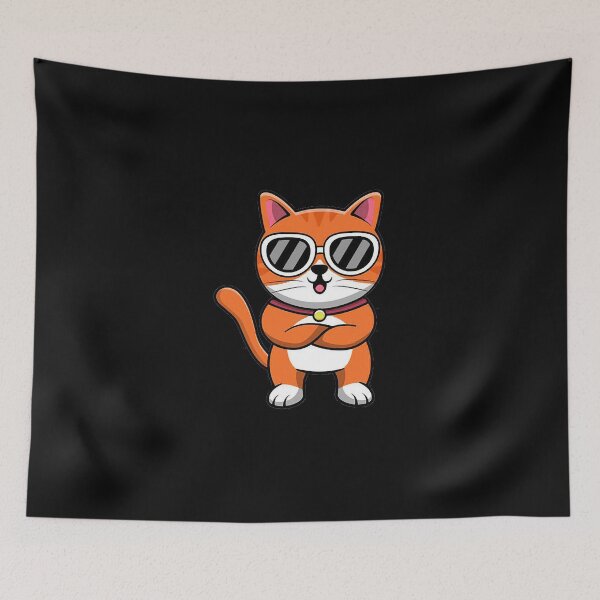 Item preview, Cat Wearing Sunglasses designed and sold by andreadamian.