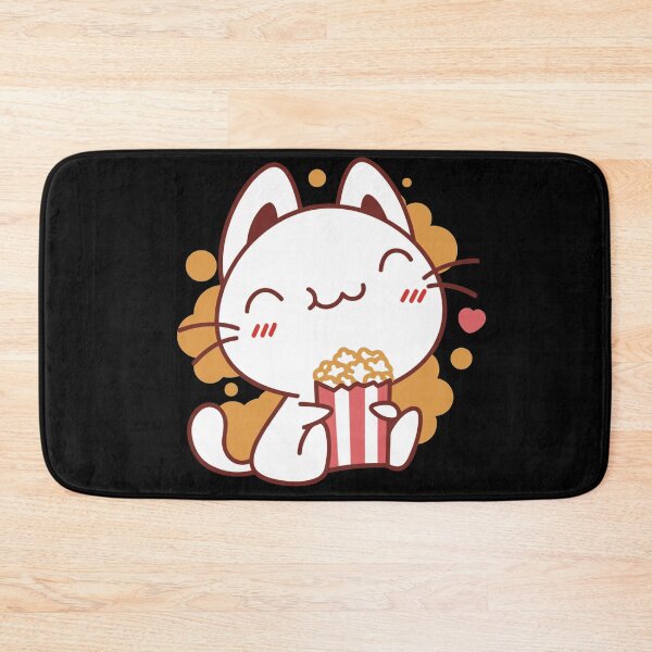 Aperçu de l'œuvre Pop-corn chat kawaii - pop-corn créée et vendue par VintagePrada.
