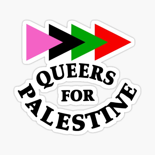Item preview, Queers For Palestine Sticker designed and sold by FrewinMason.