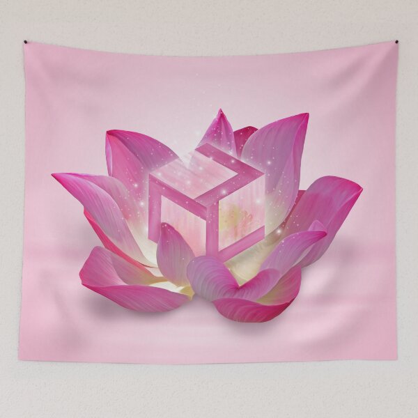 Item preview, Female Antahkarana in Lotus Flower designed and sold by k9printart.