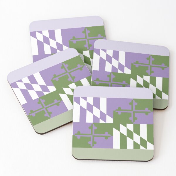 Item preview, Gender Queer Pride Maryland State Flag designed and sold by FrolicDesigns.