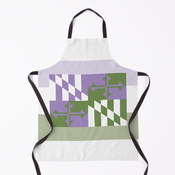 Artikelvorschau, Gender Queer Pride Maryland Staatsflagge entworfen und verkauft von FrolicDesigns.