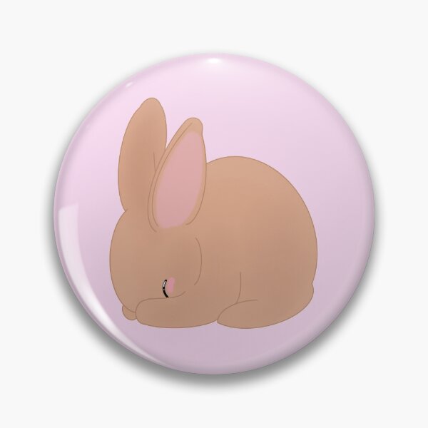 Item preview, Blushing Bunny | Cute Fluffy and Shy | Brown Bunny designed and sold by juliuhhh.