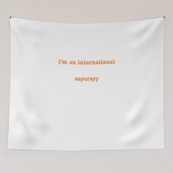 Aperçu de l'œuvre je suis un super espion international créée et vendue par loverosehazel.