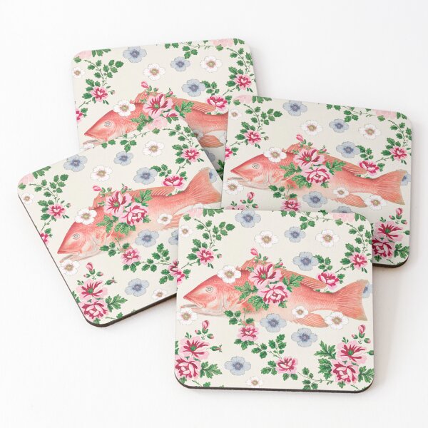 Item preview, Floral Fish designed and sold by redstitchlab.