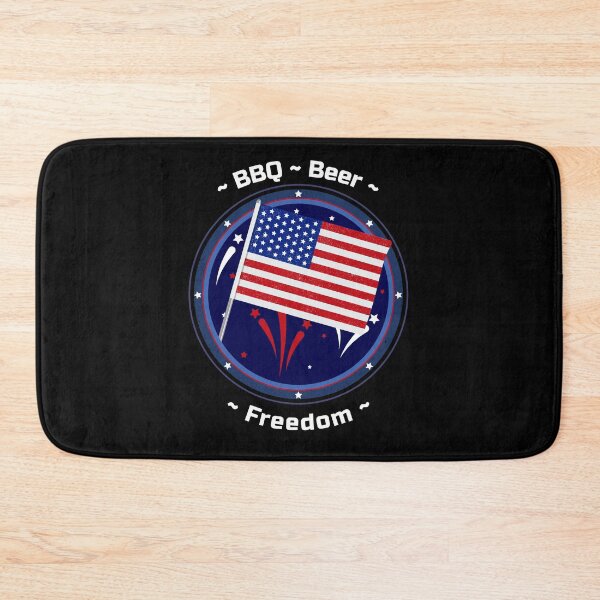 Item preview, BBQ - Beer - Freedom - American Flag designed and sold by HolidayTees.