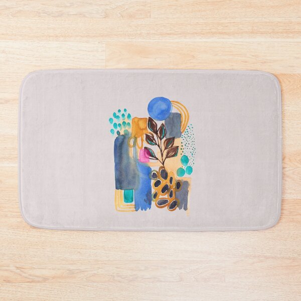 Item preview, Abstract botanical watercolour designed and sold by JadeWuArt.
