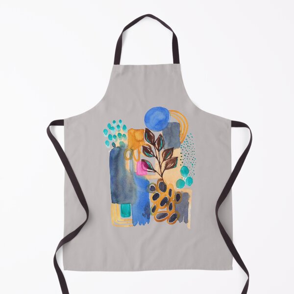 Item preview, Abstract botanical watercolour designed and sold by JadeWuArt.