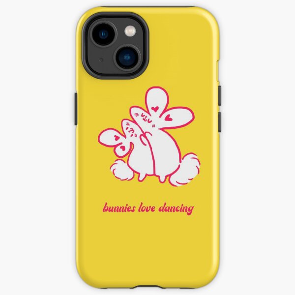Bunnies Love Dancing iPhone Tough Case