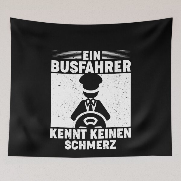 Artikelvorschau, EIN BUSFAHRER KENNT KEINEN SCHMERZ entworfen und verkauft von Spirit-Designs.