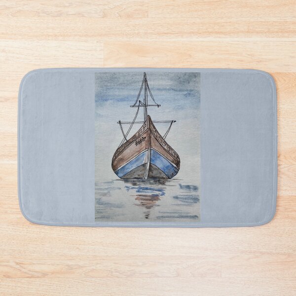 Item preview, Wooden Sailboat illustration designed and sold by Arteaventura.