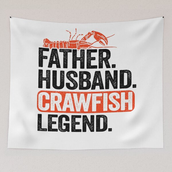 Item preview, Father Husband Crawfish Legend Funny Crawfish designed and sold by Stronzi.