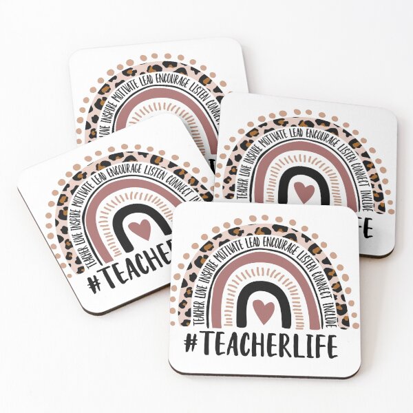 Item preview, Teacher Life Leopard Rainbow designed and sold by starekristani.