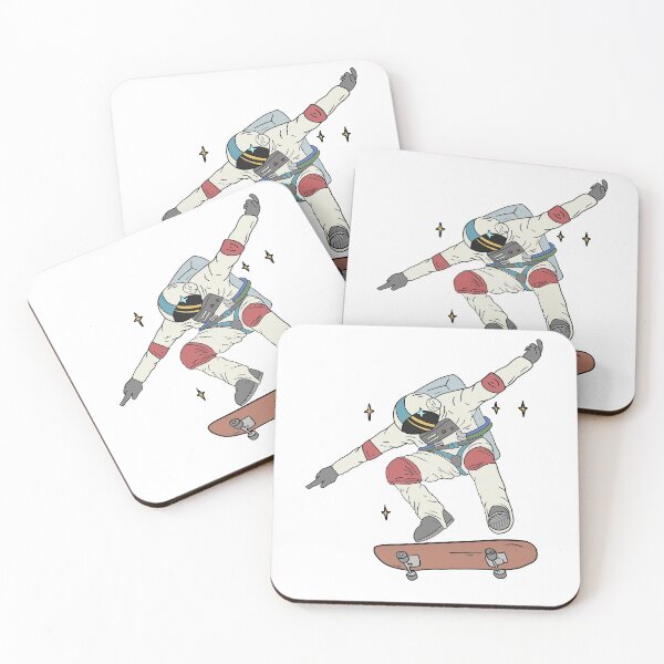 Item preview, Astronaut Skater Space Skateboard Gift Handdrawn  designed and sold by Mesyo.