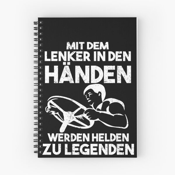 Item preview, MIT DEM LENKER IN DEN HAeNDEN WERDEN HELDEN ZU LEG designed and sold by Spirit-Designs.