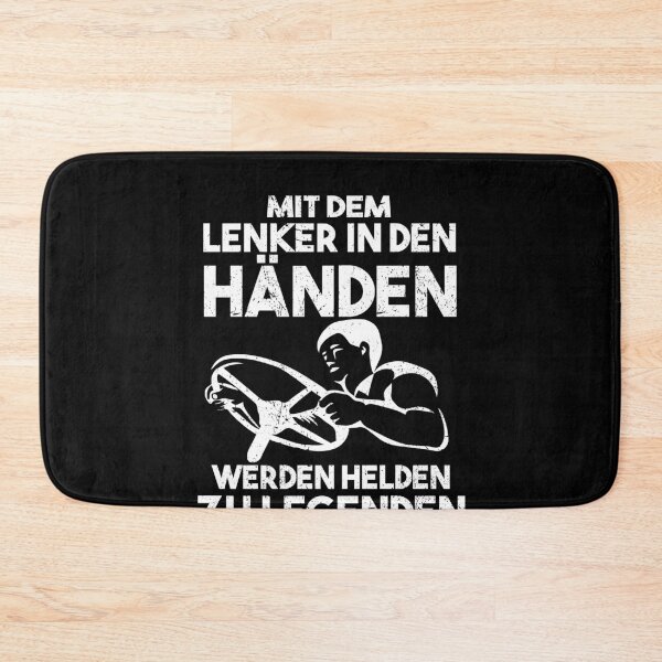 Item preview, MIT DEM LENKER IN DEN HAeNDEN WERDEN HELDEN ZU LEG designed and sold by Spirit-Designs.