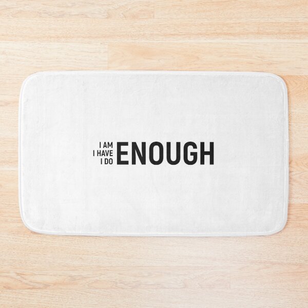 Item preview, I am enough [black] designed and sold by paperweight-art.